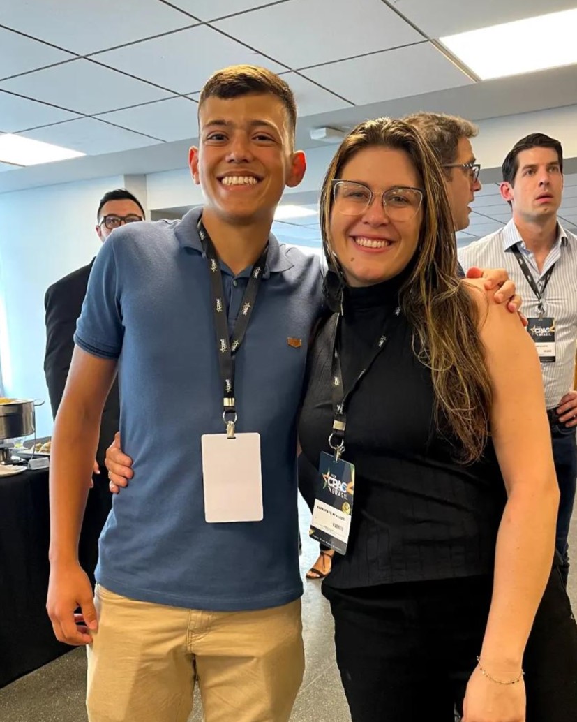 Foto com Bárbara